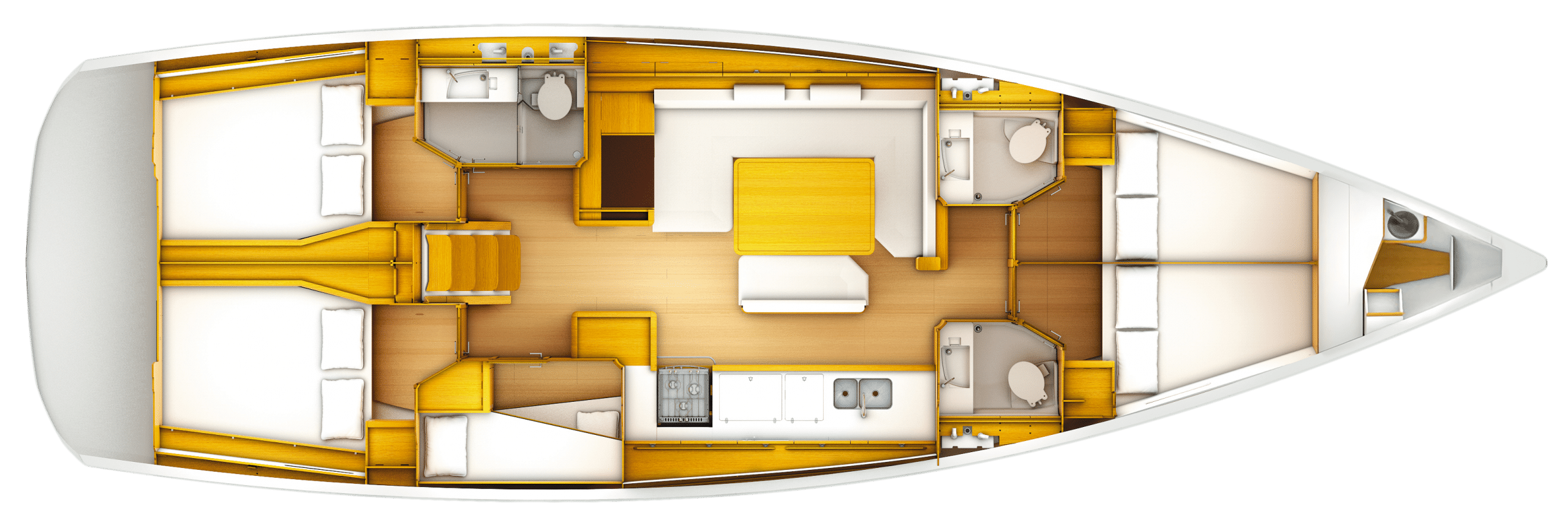 jeanneau-sun-odyssey-509-layout-5-cabins-3-heads-skipper-cabin