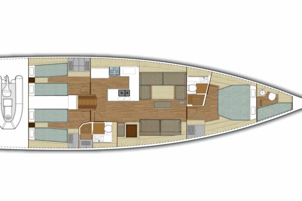 x-yachts 5.3 layout 2
