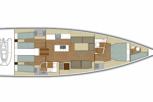 x-yachts 5.3 layout