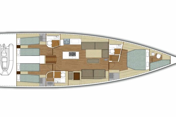 x-yachts x 5.3 layout